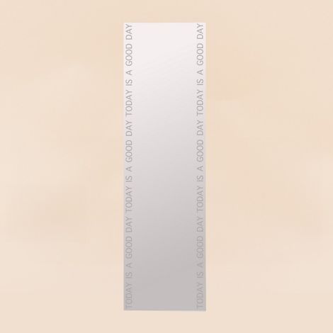 Miroir mural rectangulaire avec mot 120x25cm (1/3)