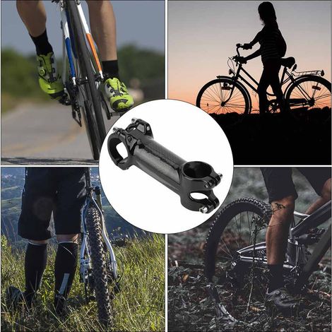 Potence de Vélo en Alliage d'Aluminium pour Route et VTT, Tige de Guidon 31.8 mm, Angle 6° (Marque Rouge) (1/5)