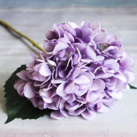 Ramo de rayón morado de 45 cm (18 pulgadas) - Perfecto para el hogar, bodas, novias, cumpleaños, fiestas en hoteles y decoración de jardines.