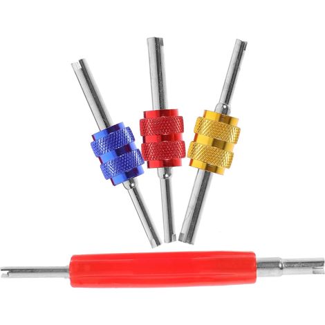 of 4 Automotive Valve Core Extraction Tools Metal Compact
