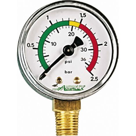 Manometer für Filter 0 bis 2.5 B