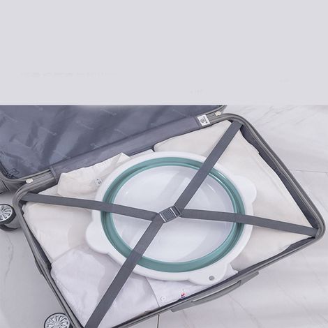 Grand lavabo pliable pour la maison, les résidences étudiantes, portable, compressible pour les voyages, petit lavabo à linge (1/5)