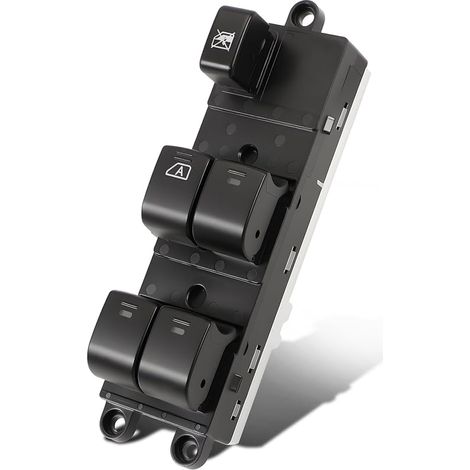 Bouton lève vitre électrique avant gauche compatible avec Nissan Navara D40 Qashqai Pathfinder 2004-2016 25401-EB30B 25401-JD001 (1/5)