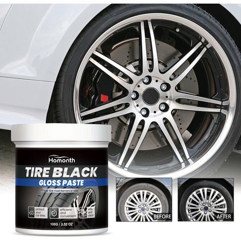 Reifenpflegecreme, Reifenreiniger, Felgenreiniger, Glanzverstärker, dauerhafter Rostentferner – 100 g -- DE (1/5)