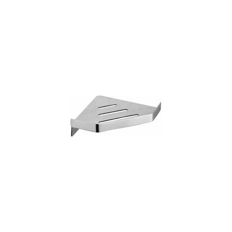 Etagere D Angle Pour Douche - Support En Aluminium Spatial Auto-Adhésif - Résistant À La Rouille Et À L Eau - Conception Avec Trou De Drainage - 1 Pièce (1/3)