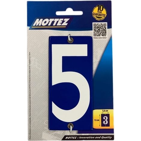 Numéro de maison chiffre 5 (1/3)
