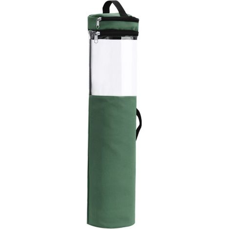 Sac de rangement cylindrique transparent pour papier cadeau de Noël, organisateur de papier cadeau de Noël, support de rangement pour papier cadeau de Noël
