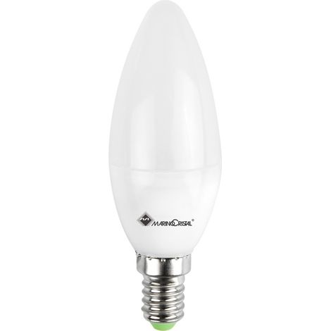 Lampadina Oliva Led Opale Std 7W 230V E14 4000K (Marino Cristal Cod. 21437)
