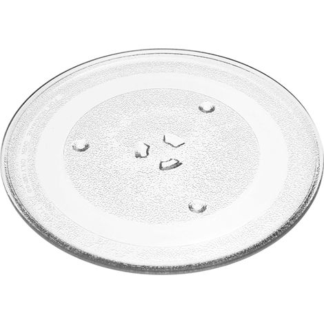 Plato Cristal Microondas Ø 270mm Trébol  Compatible con Bosch, Galanz y Dicore  Recambio para Modelo MOG23L8PS2I (1/2)