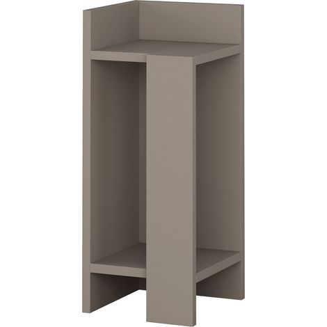 Table de chevet d'angle gauche 2 niveaux ELOS (1/3)