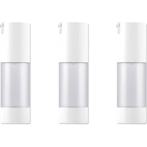 Bouteille Distributeur Vide - 30 ml - Bouchon Pression Sans Tube - Pour Lotion Fond de Teint Crème Mains - Lot de 3 (1/5)