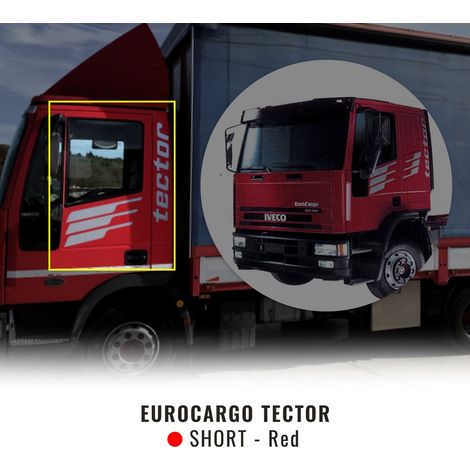 Kit Decorazione Eurocargo Tector - Colore: ROSSO - Modello: CABINA CORTA