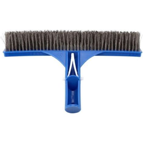 [JAMAIS UTILISÉ] Bleu - 1 brosse de paroi de piscine 25,2 x 4,5 cm Tête de brosse de nettoyage en plastique Accessoire de piscine outil de nettoyage pour les piscines spa. (1/4)