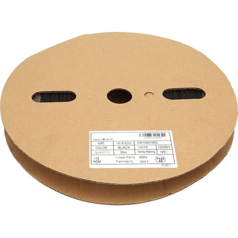 Gaine Thermorétractable - PE Sans Halogène - Résistante Au Feu - Pour Isolation Électrique Et Protection Mécanique - 30 M (1/5)