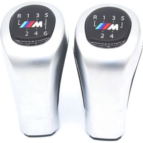 Convient aux leviers de vitesse BMW 5/6, sélecteur de vitesse 5 vitesses noir et blanc, un jeu, universel pour BMW.