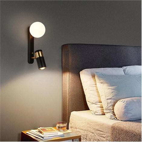 Applique de Lecture à LED, Applique Murale rotative pour Chambre, Bureau, Couloir, Salon et Balcon – Luminaire LED G9 avec Abat-Jour en Acrylique (1/5)