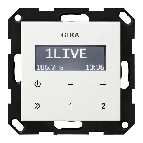 Gira Radio UP RDS s.altavoz System 55 Blanco puro [228403], 2284 03