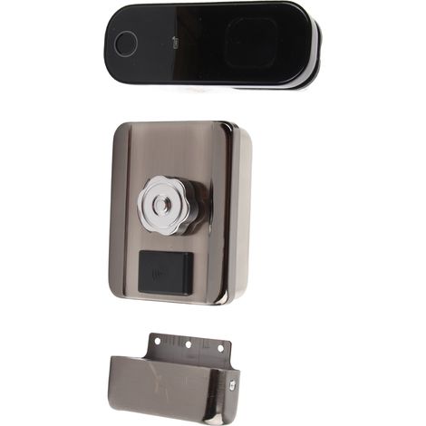 Serrure intelligente à pêne dormant compatible avec la télécommande à empreinte digitale Tuya et le verrouillage numérique WiFi pour la sécurité de votre domicile. (1/5)