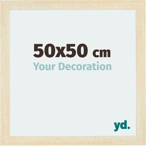 Cadre Puzzle 50x50 cm - cm - Sable Patiné - MDF - Mura. (1/5)