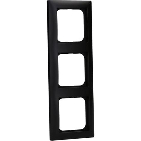 BUSCH-JAEGER BUSCH-BALANCE SI 1723-915 2CKA001725A1570 CADRE DE FINITION TRIPLE NOIR MAT BUSCH-JÄGER
