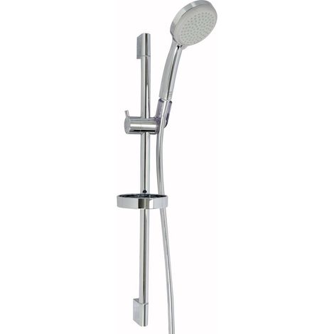HANSGROHE Conjunto de ducha redondo 4 chorros Croma Vario cromo con flexo, barra y repisa