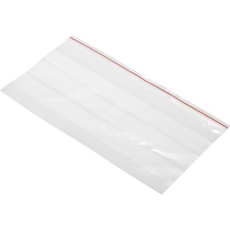 Druckverschlussbeutel mit Beschriftungsstreifen (B x H) 220 mm x 120 mm Transparent Polyethylen 1 S (1/2)