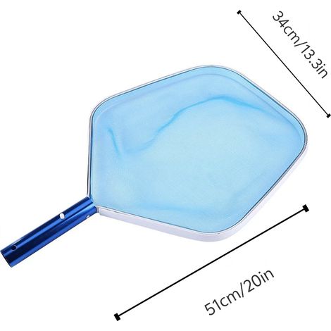 Accessoires de piscine (K-1012) Râteau à feuilles professionnel avec sac profond pour piscine, épuisette et filet de nettoyage pour spas et piscines. (1/5)