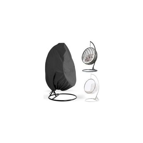 Housse Fauteuil Suspendu de Jardin 190x115cm, Imperméable, Résistant au Vent & UV, Protection Chaise Œuf (1/5)