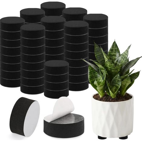 70 Pack Pieds de Pot de Fleurs Invisibles Rehausseurs EVA Antidérapants (1/5)