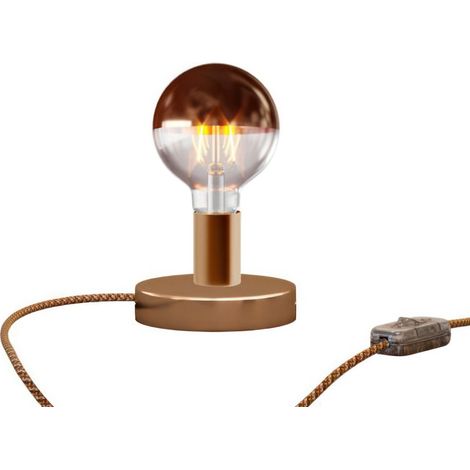 Lampe creative-cables posaluce half cup dimmbar 77W kupfer (1/5)