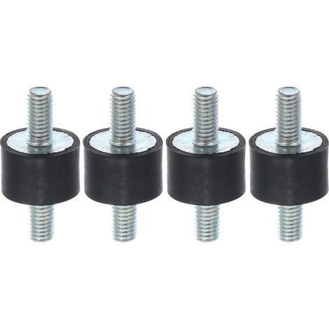 4Pcs Support Antivibration Caoutchouc Pour Automobile Noir, Caoutchouc Et Métal, 15x10mm, Remplacement Direct, Stabilité Dynamique, Compresseurs D'Air, Pompes À Eau (1/5)