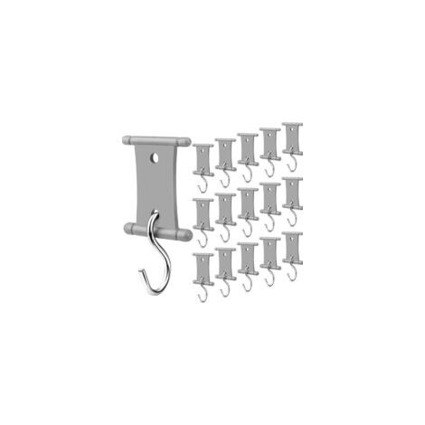 Set di 16 ganci per tendalino per camper, roulotte, tende da campeggio, per uso interno ed esterno, per 5/6 mm e 7/ - Crezuo (1/4)