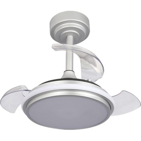 Ventilatore LED Antila Mini XS Grigio 35W 3000Lm CCT (1/5)