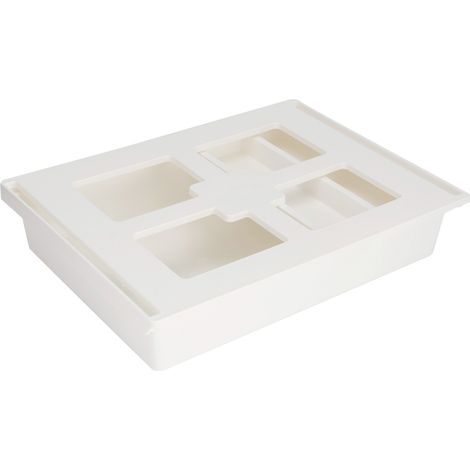 Boîte de rangement pour tiroirs, organisateur de tiroirs, conteneur de rangement pour la maison et le bureau, fournitures de bricolage, grande taille (1/5)