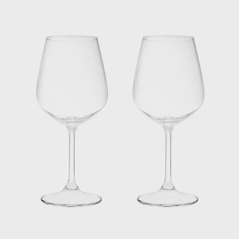 Wine Glasses, 35 cl, Set of 2, Dishwasher Safe