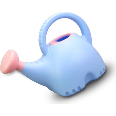 Arrosoir enfant forme éléphant mignon plastique arrosoir jouet jardinage 1,5L bleu (1/5)