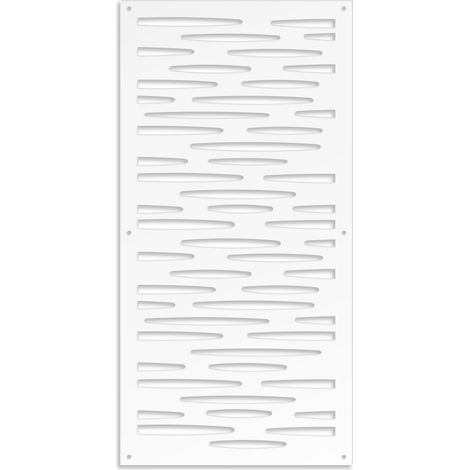 PUDDLE - Pannello in PVC traforato - Parasole - Colore: bianco - Misura: 73x148 cm (1/3)