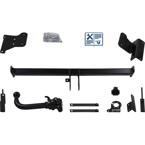 Attelage rotule démontable AUTO-HAK + faisceau Trail-Tec spécifique 13 broches - NISSAN QASHQAI II SUV (1/2)