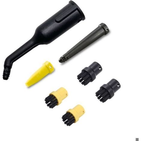 TêTe de Buse D'Arrosage de Brosse de Buse de Fente de Nettoyeur à Vapeur pour KARCHER SC1/SC2/SC3/SC4/SC5 Kits de Brosse Ronde de (1/5)