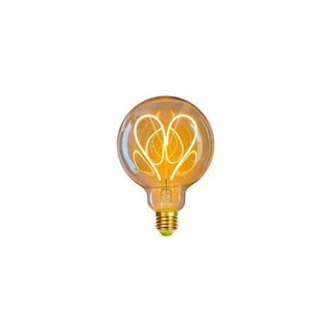 LED Ampoules Vintage Ampoule 4W Dimmable Antique Edison Ampoule Led Filament 220/240V G95 Coeur Chaleur Lueur (Doré) [Classe énergétique G] (1/5)