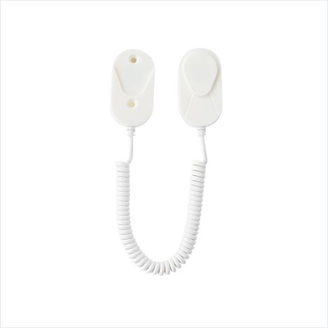 Support magnétique autocollant rétractable pour télécommande TV et climatiseur - Fixation murale sans perçage, anti-perte, en plastique, blanc multicolore (1/5)