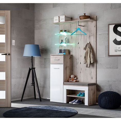 Ensemble de meubles de rangement - GUSTAVO 1 - 100 x 35 x 200 cm - Livraison gratuite