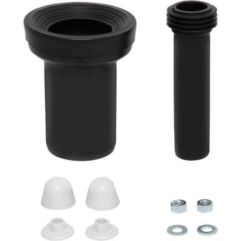 Wand-WC Anschlussgarnitur, WC Anschluss-Set - 90 mm x 170 mm lang 01.003.019