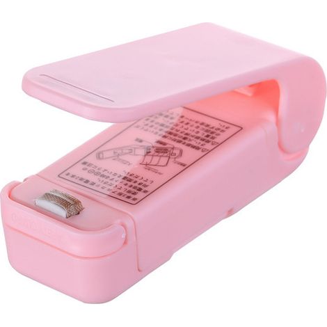 Sacs Ziploc pour conserver les aliments, sacs à goûter roses, taille unique (1/4)