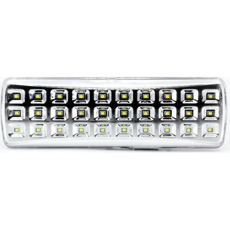 Lampe de poche avec batterie au lithium 30 LED deux modes d'éclairage - Avidsen - 103661 (1/5)