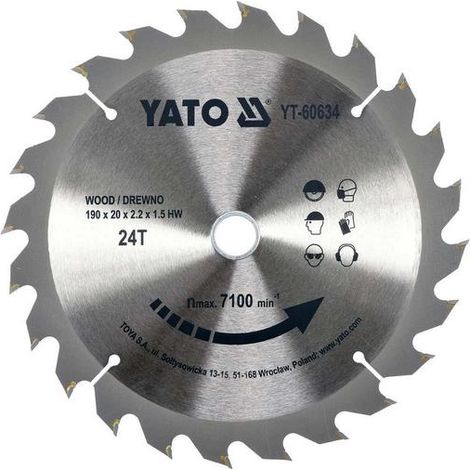 Yato YT-60634 hoja de sierra circular 1 pieza(s)