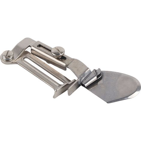 Raccord plieuse à ruban pour machine à coudre domestique et industrielle, acier plat, 1/4 pouce, fixation de pliage de joint. (1/5)