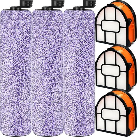 Accessori per spazzola rotante ed elemento filtrante compatibili con i pulitori per pavimenti Shark AW201, WD201, WD101 e WD100 (1/4)