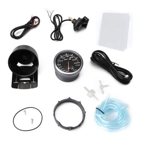 2.5 inch(60MM) GM Auto Tuning Gauge Boost Gauge 0-3BAR Turbo Boost Gauge Black Face