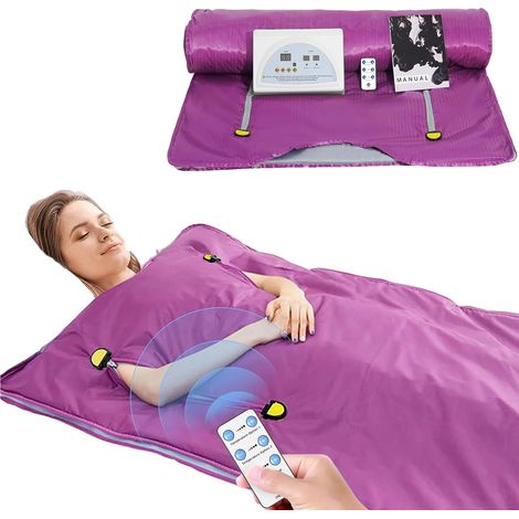 Couverture de sauna, température réglable, design portable, VIOLET (1/2)